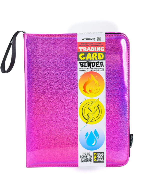 Trading Card Binder | Max (900pcs) | Laser Pink