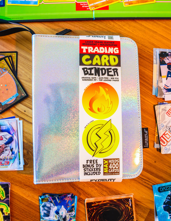 Trading Card Binder | Max (400pcs) | Laser Silver
