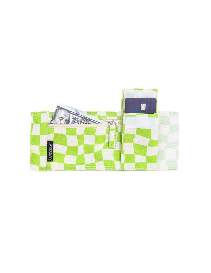 80602: 80's Wrist Wallet Stash | Recycled rPET | Groovy Green