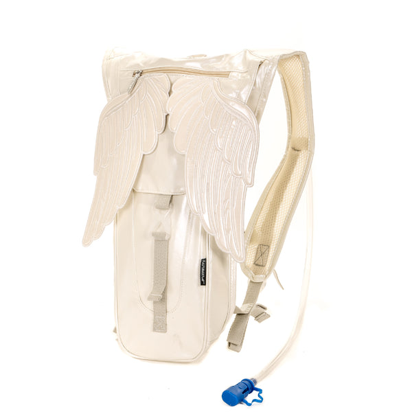 Hydro Pack |Hydration Backpack |WINGS Metallic White