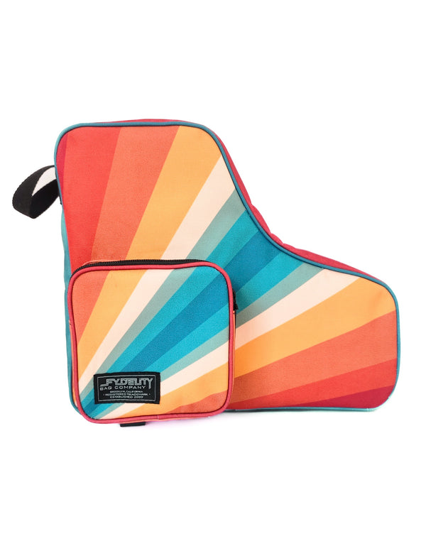 Freewheelin' Roller Skate Bag Pack | Retro Rainbow