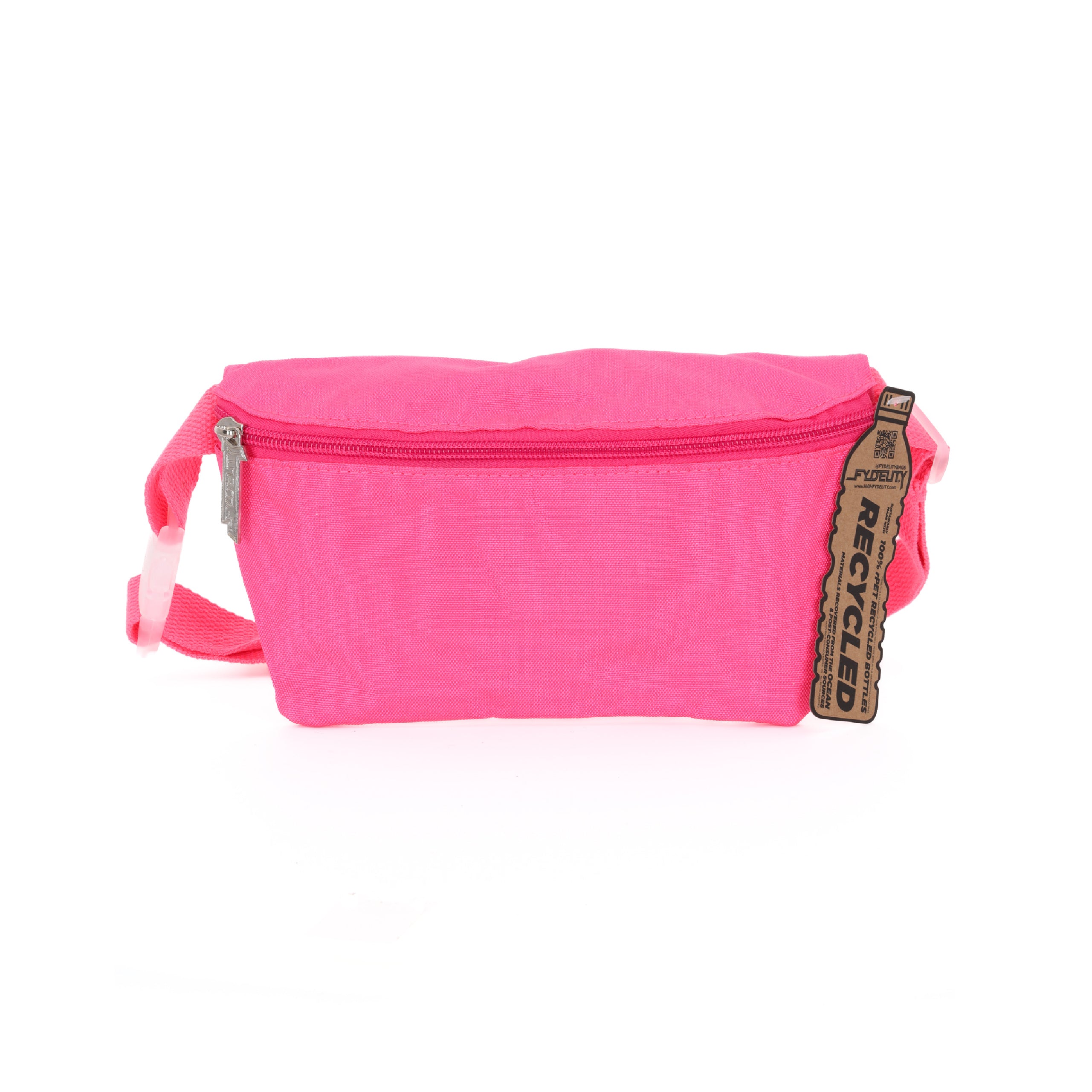 Fanny Pack Slim Recycled RPET Neon Pink – Fydelity