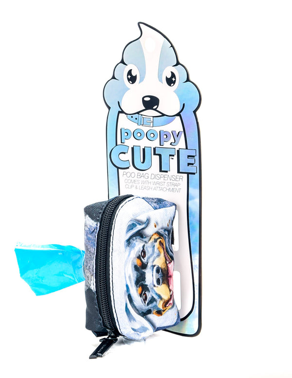poopyCUTE | Cute Poop Bag Holder | DOGGIE Rottweiler