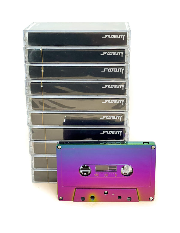 Cassette Tapes | Blank 60 Min 10-Pack | Electro Black