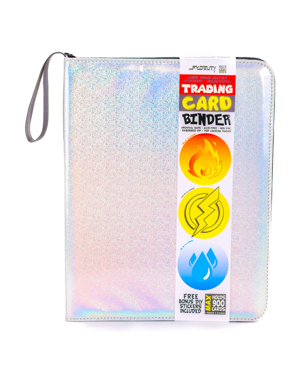Trading Card Binder |9 Pocket| Laser Silver