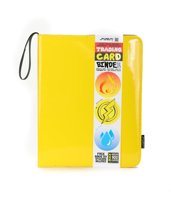 Trading Card Binder | Max (900pcs) | Patent Yellow