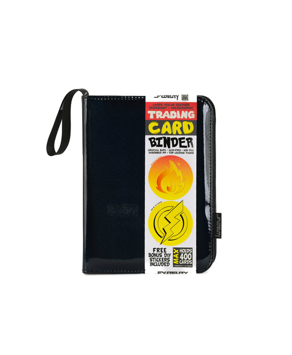 Trading Card Binder |4 Pocket| Laser Black