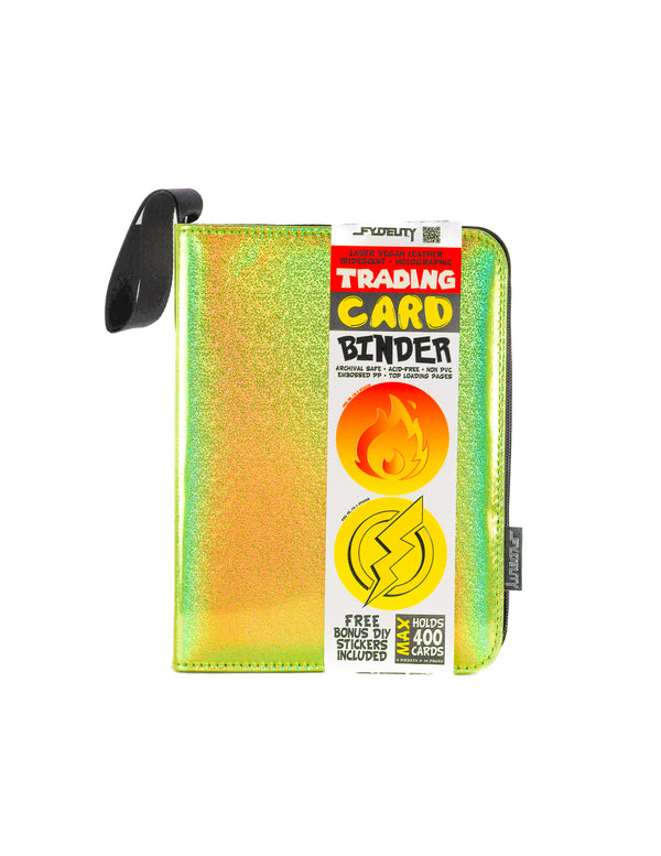 Trading Card Binder |4 Pocket| Laser Yellow