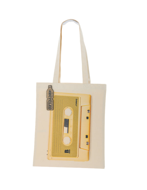 Tote | Recycled PET | Gold Cassette