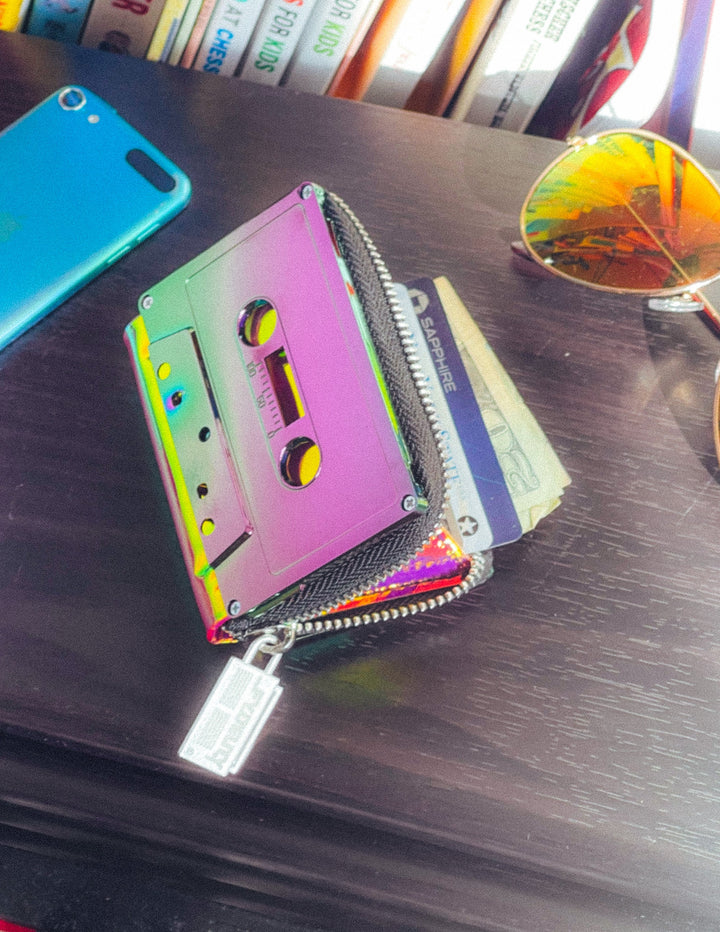 Mixtape Wallet | Electro Purple Chrome