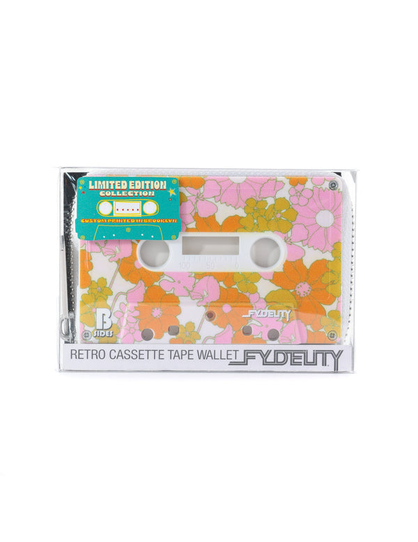 Mixtape Wallet | Limited Edition | Retro Floral Pink & Red