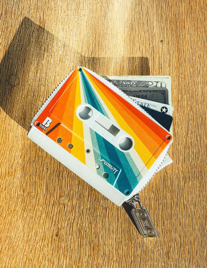 Mixtape Wallet | Retro Rainbow