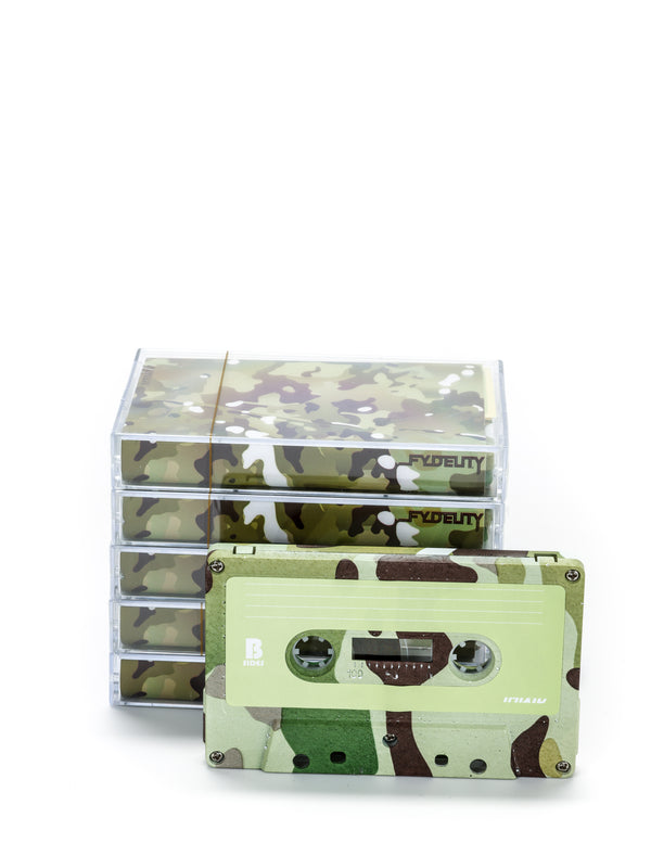 Audio Cassette Tapes |Blank for Recording C-60 Minute |5pcs Brick |Camouflage