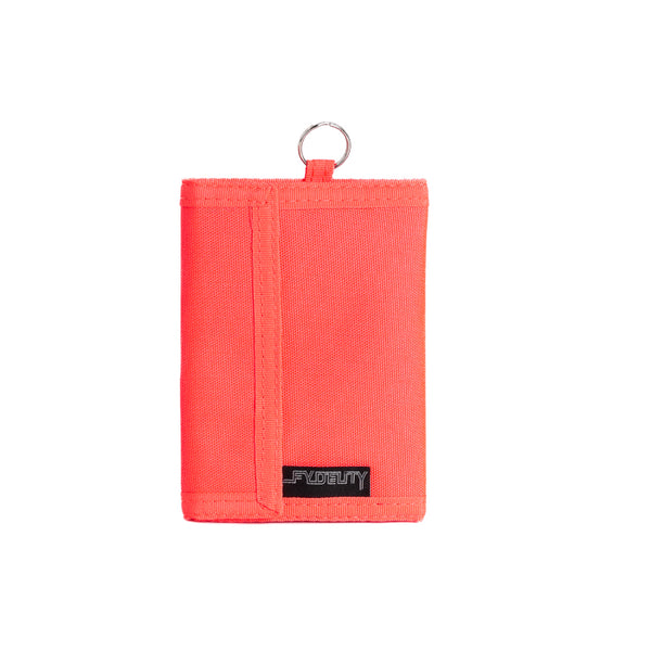 80's Wallet | Bi-Fold RFID | Neon Red