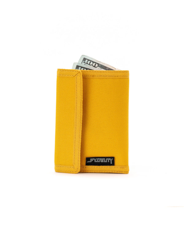 80's Wallet | RFID Blocking | Recycled RPET | Mustard