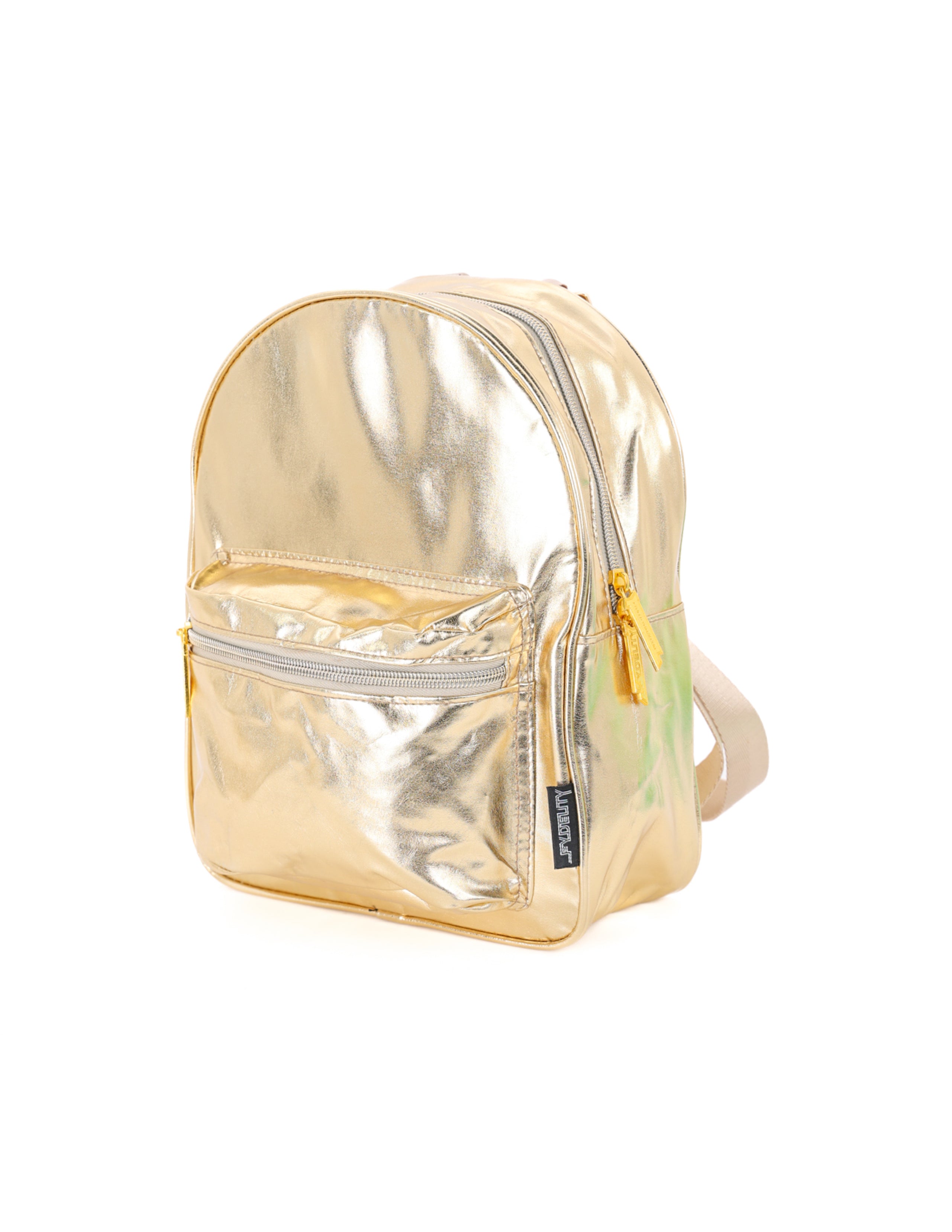 Metallic backpack best sale