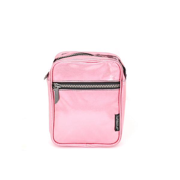 Brick Bag | Crossbody | Metallic Pink