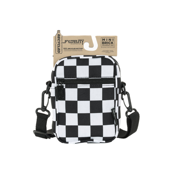 Mini Brick Bag | Crossbody | Recycled RPET | XL Checker
