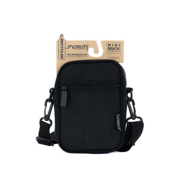 Mini Brick Bag | Crossbody | Recycled RPET | Black