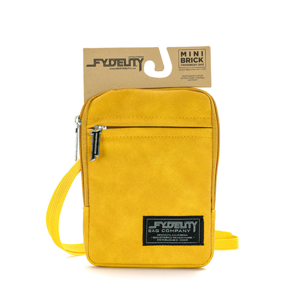 Slim Shady Bag | Crossbody | Vegan Mustard