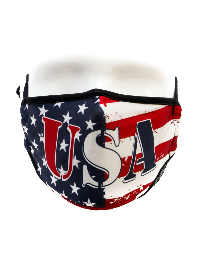 18080: Face Mask |Breathable Adjustable Premium Fabric Cover |USA