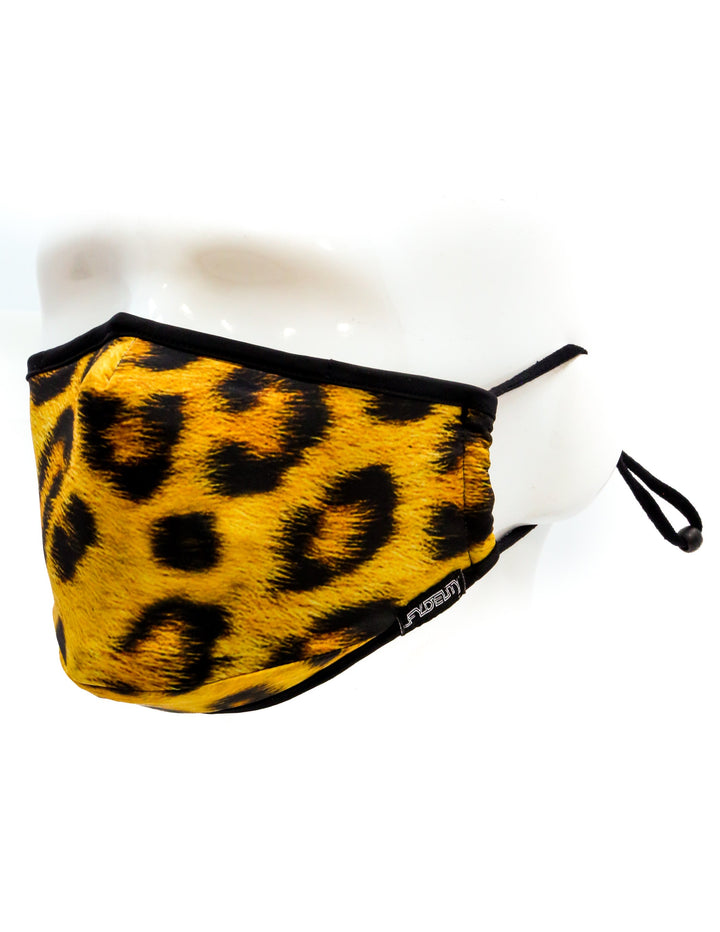 18094: Face Mask |Breathable Adjustable Premium Fabric Cover |Leopard
