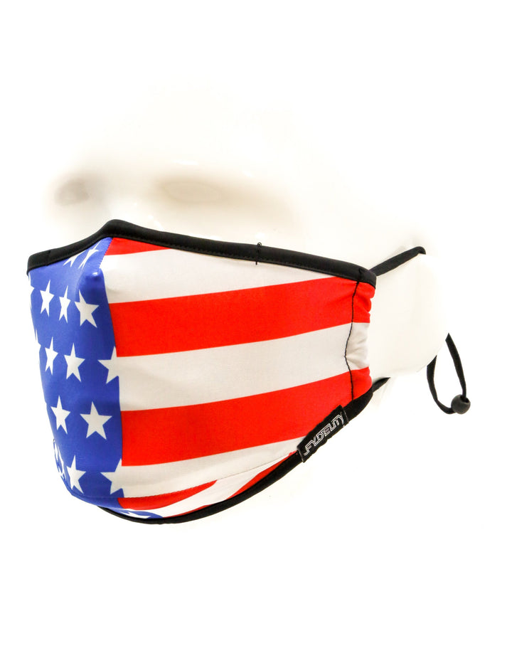 18095: Face Mask |Breathable Adjustable Premium Fabric Cover |Uncle Sam