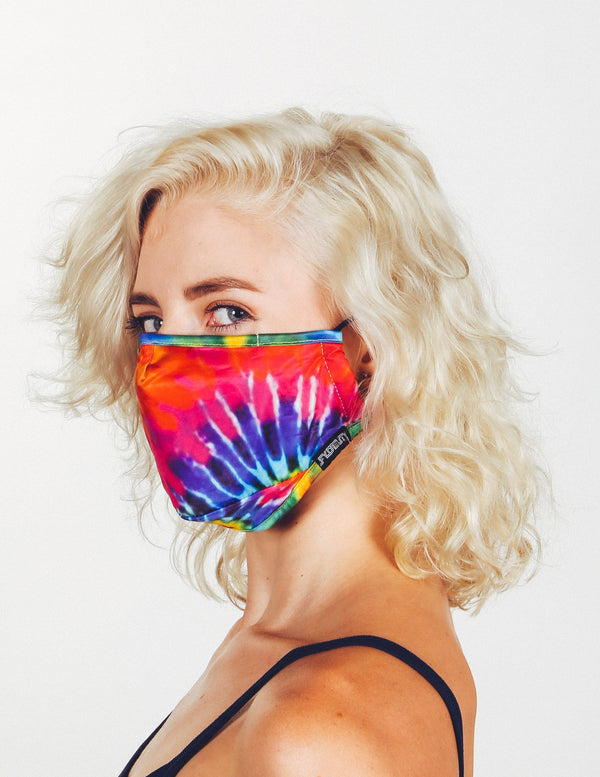 18099: Face Mask |Breathable Adjustable Premium Fabric Cover |Tie-Dye 