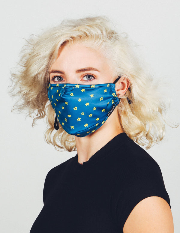 Face Mask |Breathable Adjustable Premium Fabric Cover |Twinkle Twinkle