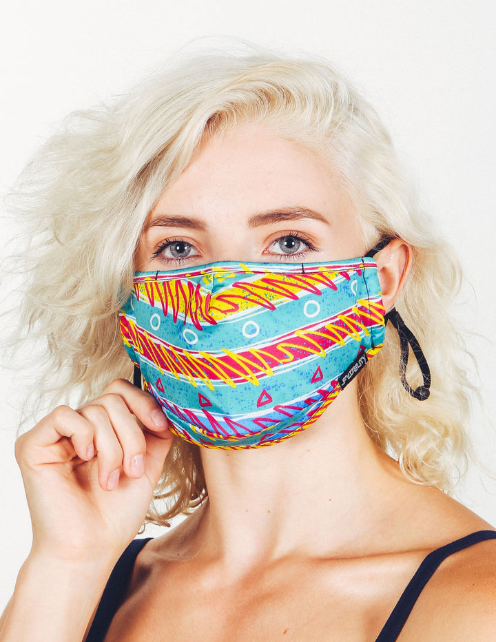 18207: Face Mask |Breathable Adjustable Premium Fabric Cover |90's FRIENDS