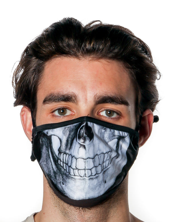 18211: Face Mask |Breathable Adjustable Premium Fabric Cover |SKELATOR