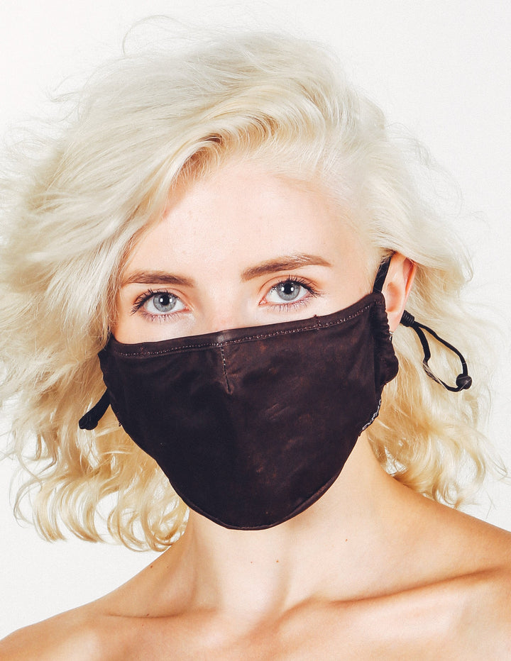18226: Face Mask |Breathable Adjustable Premium Fabric Cover |BROWN ACID