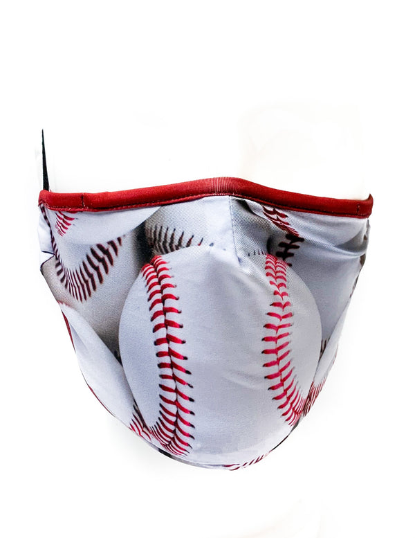 18243: Face Mask |Breathable Adjustable Premium Fabric Cover |Baseball