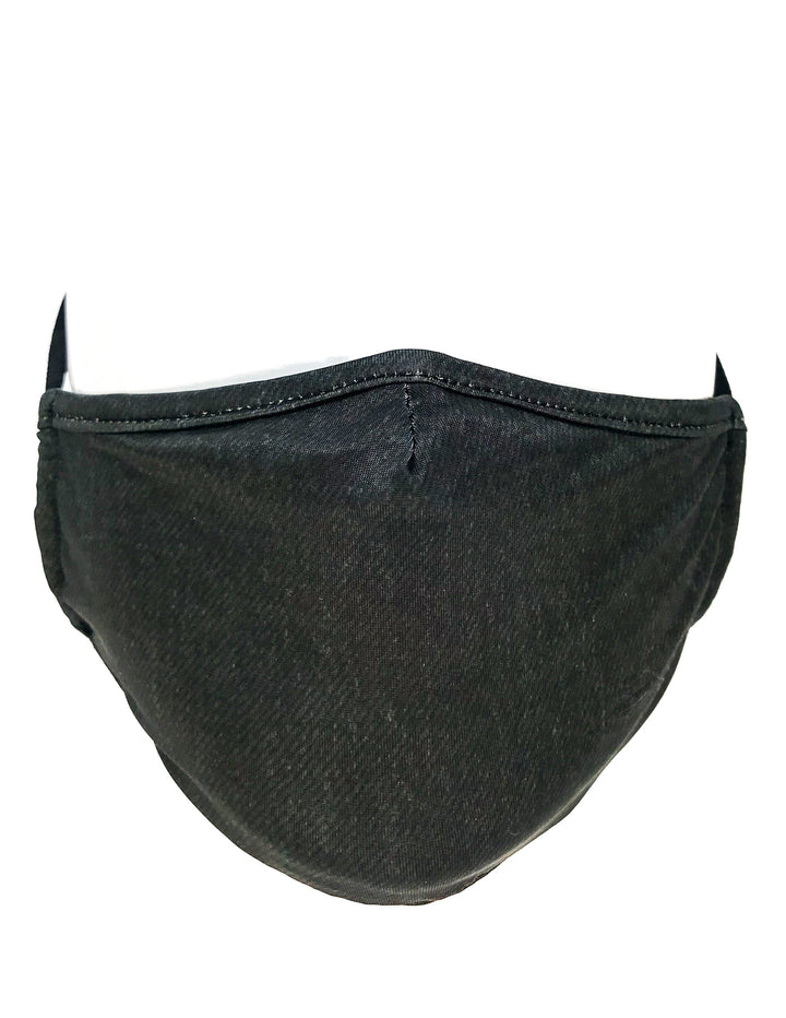 18622: Face Mask (KIDS |CHILD) |Breathable Adjustable Premium Fabric Cover |BLACK DENIM