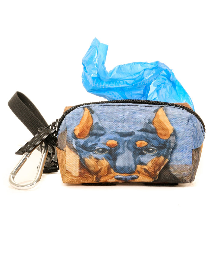 30355: poopyCUTE: Doggy Waste Bag Holder for Fashionable Owner & Dog |DOGGIE Doberman