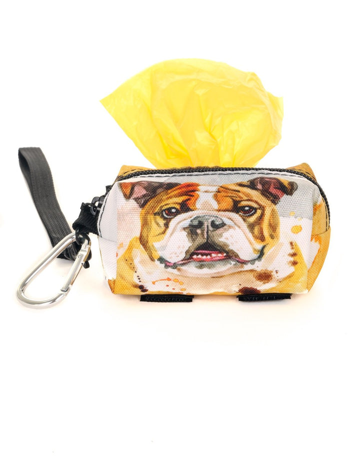 30363: poopyCUTE: Doggy Waste Bag Holder for Fashionable Owner & Dog |DOGGIE Bulldog