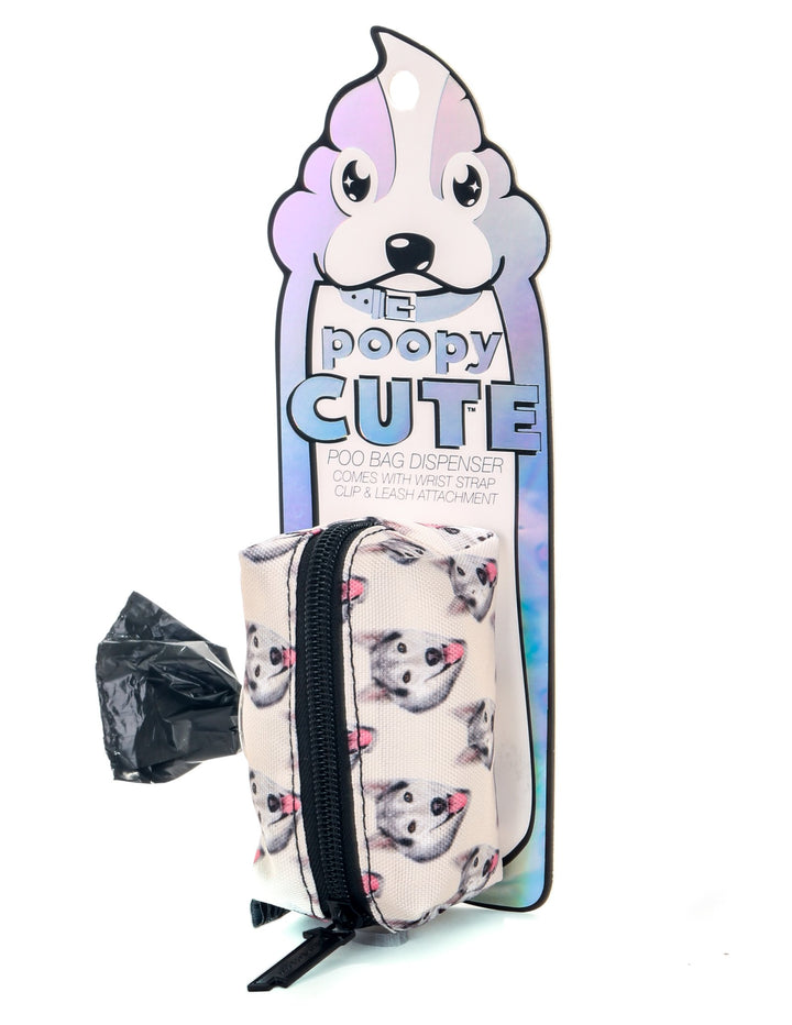 30407: poopyCUTE: Doggy Waste Bag Holder for Fashionable Owner & Dog |POOCHIFER Husky LV