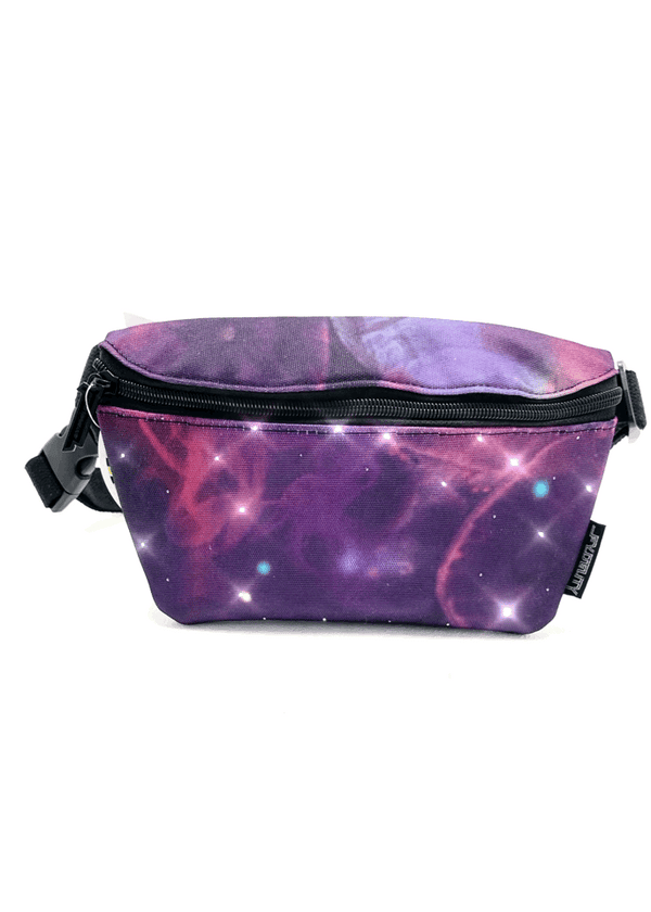 43304: Fanny Pack |Battery Powered LED Light-Up Ultra-Slim Belt Bum Bag |Nebula