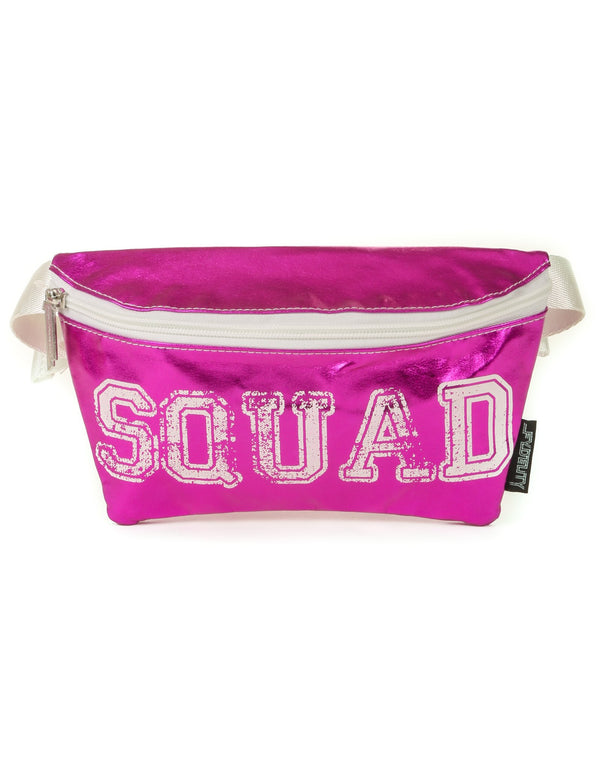 60003: Fanny Pack |Ultra-Slim Skinny Low-Profile Belt Bum Bag |SQUAD Metallic Magenta