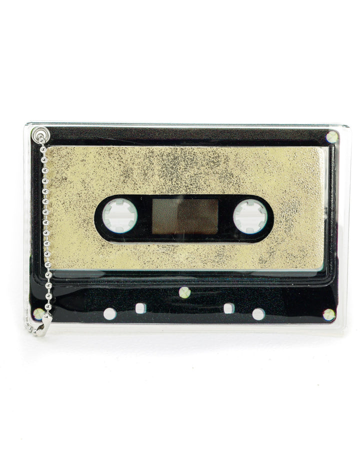 70245: Retro Cassette Tape Wallet |"Make A Mixed Tape" |DIY-Fashion Stickers & Bag Tag |DUSTER Gold