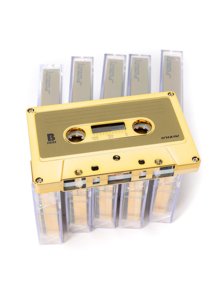 70301-5PK: Audio Cassette Tapes |Blank for Recording C-60 Minute |5pcs Brick |Gold CHROME