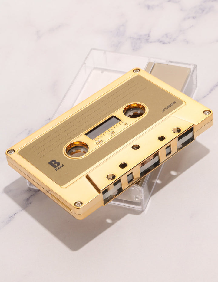 FYDELITY Pewter Chrome Cassette Tape Blank Cassette Tapes for Recording  Blank Audio Tapes Clear Audio Cassette Tape Colored Cassettes Tapes Color