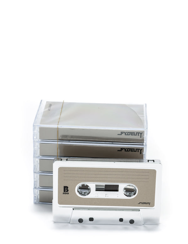 Cassette Tapes | Blank 60 Min 5-Pack | Silver CHROME