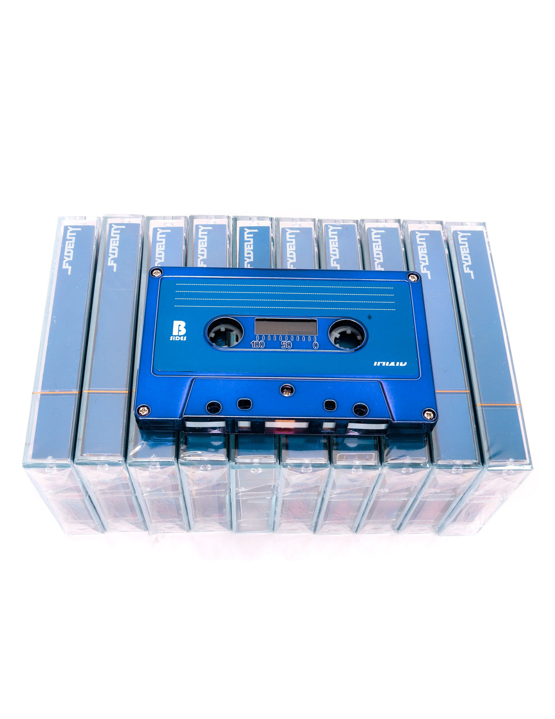 70308: Audio Cassette Tapes |Blank for Recording C-60 Minute |10pcs Brick |Blue Chrome