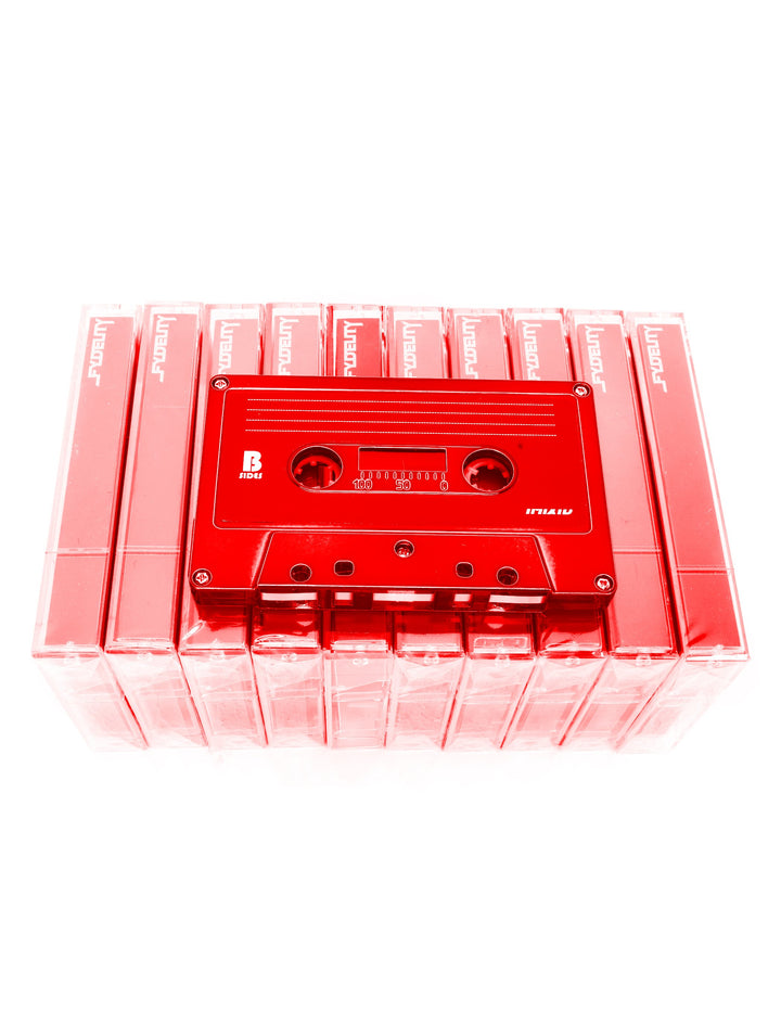 70309: Audio Cassette Tapes |Blank for Recording C-60 Minute |10pcs Brick |Red Chrome