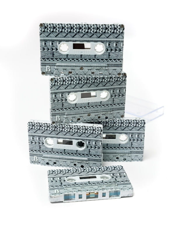 70350: Audio Cassette Tapes |Blank for Recording C-60 Minute |5pcs Brick | TRIBAL