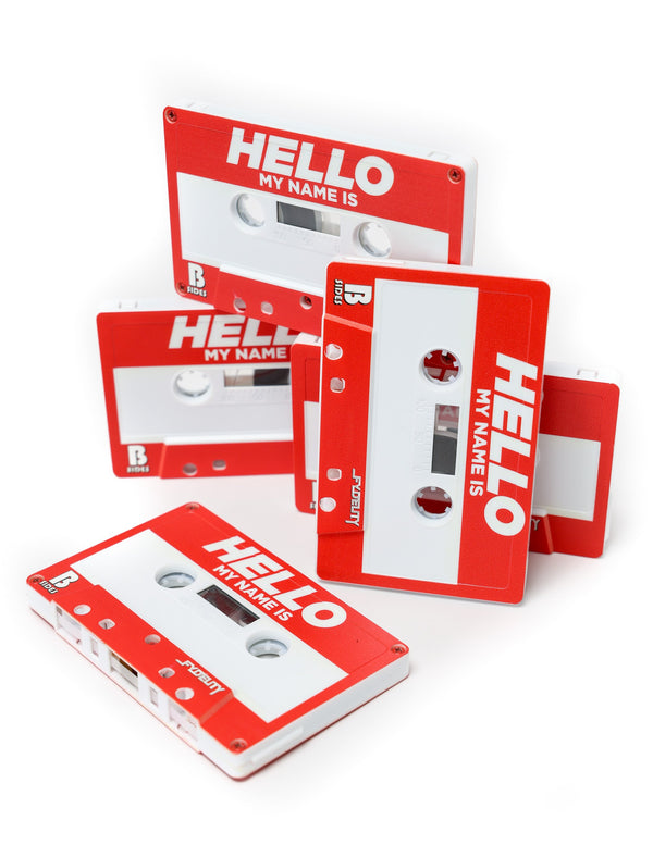 70352: Audio Cassette Tapes |Blank for Recording C-60 Minute |5pcs Brick | HELLO MY NAME IS