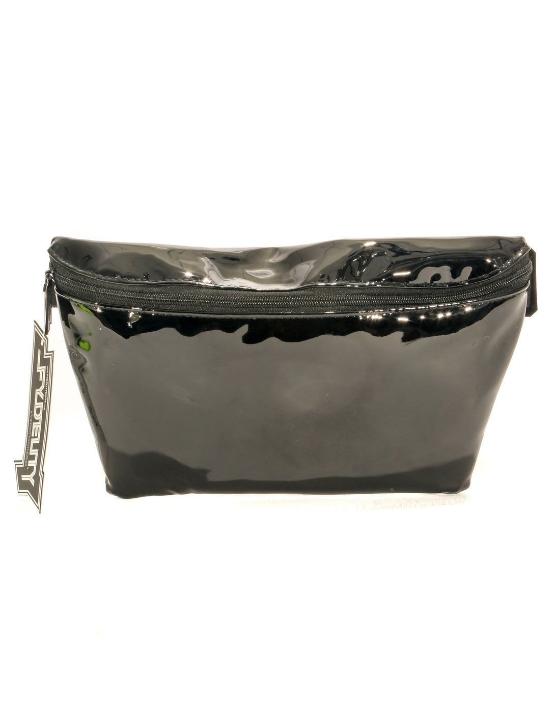 81520: FYDELITY- XL Ultra-Slim Fanny Pack: PATENT Black