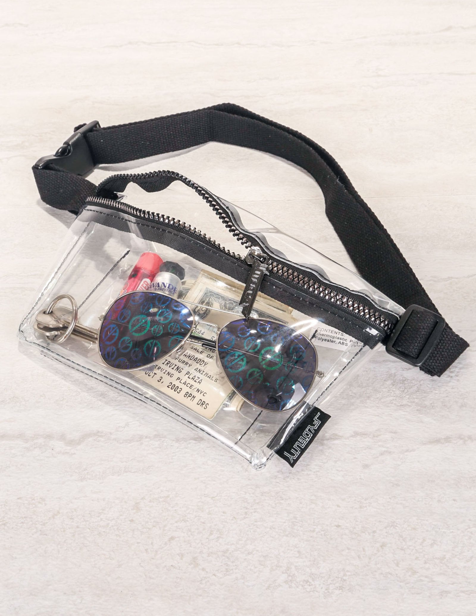 Crystal fanny pack top