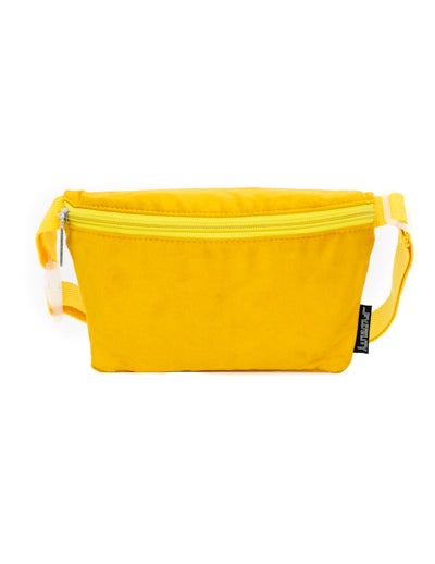 83735: Fanny Pack |Ultra-Slim| Faux Suede Mustard
